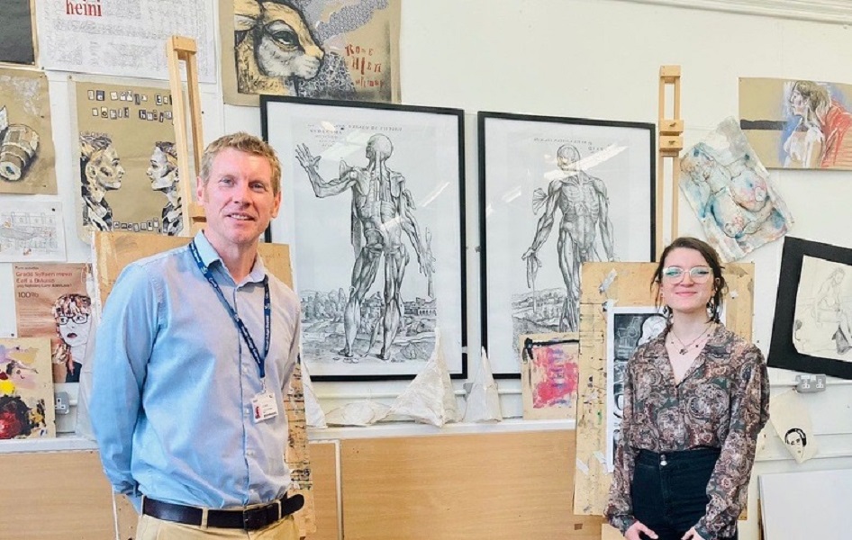 Special artwork captures the spirit of Llwyn y Bryn Gower College Swansea